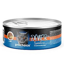 ProChoice DÖNER Bites Adult Sos İçerisinde Sardalyalı Kedi Yaş Maması 70 Gr - 2
