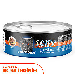 ProChoice DÖNER Bites Adult Sos İçerisinde Sardalyalı Kedi Yaş Maması 70 Gr - Pro Choice