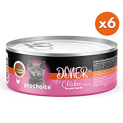 ProChoice DÖNER Bites Kitten Sos İçerisinde Tavuklu Yavru Kedi Yaş Maması 70 Gr x 6 Adet - 2