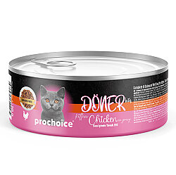 ProChoice DÖNER Bites Kitten Sos İçerisinde Tavuklu Yavru Kedi Yaş Maması 70 Gr - 2
