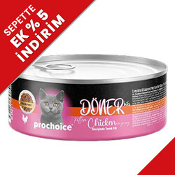 Pro Choice - ProChoice DÖNER Bites Kitten Sos İçerisinde Tavuklu Yavru Kedi Yaş Maması 70 Gr