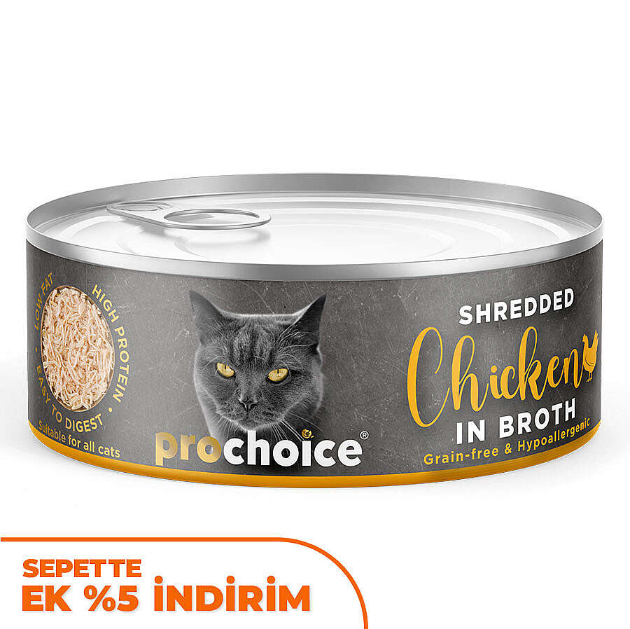 ProChoice Hypo-Allergenic Sos İçinde Parça Tavuk Etli Tahılsız Kedi Konservesi 70 Gr