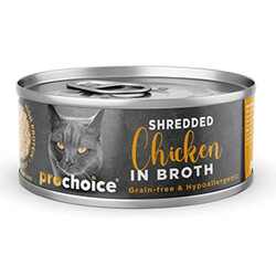 Pro Choice - ProChoice Hypo-Allergenic Sos İçinde Parça Tavuk Etli Tahılsız Kedi Konservesi 70 Gr