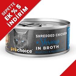 ProChoice Hypo-Allergenic Sos İçinde Tavuk ve Karides Tahılsız Kedi Konservesi 70 Gr - Pro Choice