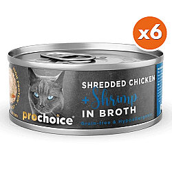 ProChoice Hypo-Allergenic Sos İçinde Tavuk ve Karides Tahılsız Kedi Konservesi 70 Gr x 6 Adet - 2
