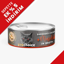 Pro Choice - ProChoice Hypo-Allergenic Sos İçinde Tavuk ve Midye Tahılsız Kedi Konservesi 70 Gr