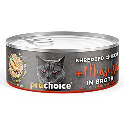 ProChoice Hypo-Allergenic Sos İçinde Tavuk ve Midye Tahılsız Kedi Konservesi 70 Gr x 6 Adet - 3