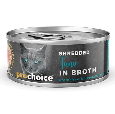ProChoice Hypo-Allergenic Sos İçinde Ton Balıklı Tahılsız Kedi Konservesi 70 Gr