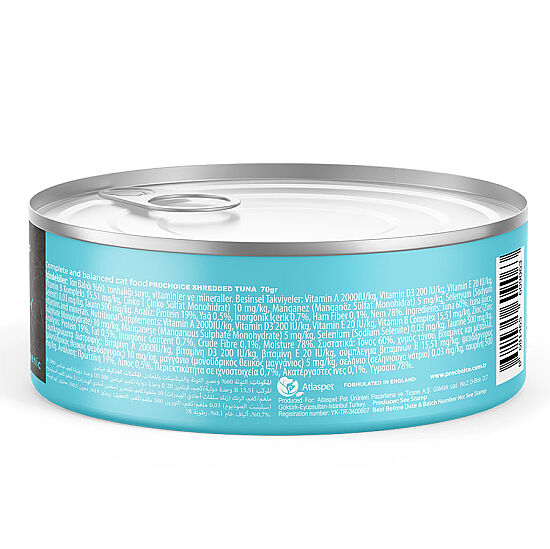 ProChoice Hypo-Allergenic Sos İçinde Ton Balıklı Tahılsız Kedi Konservesi 70 Gr x 6 Adet - 4
