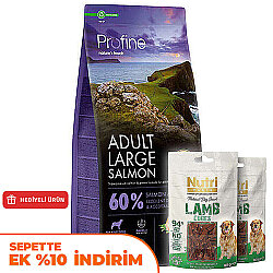 Profine Adult Large Somonlu Köpek Maması 12 Kg + 2 Adet Nutri Canin Köpek Ödülü - Profine