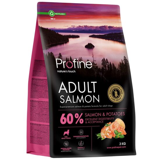 Profine Adult Somon ve Patatesli Köpek Maması 3 Kg - 1