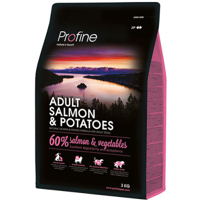 Profine Adult Somon ve Patates Hipo-Alerjenik Köpek Maması 3 Kg