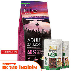 Profine Adult Somonlu Köpek Maması 12 Kg + 2 Adet Nutri Canin Köpek Ödülü - Profine