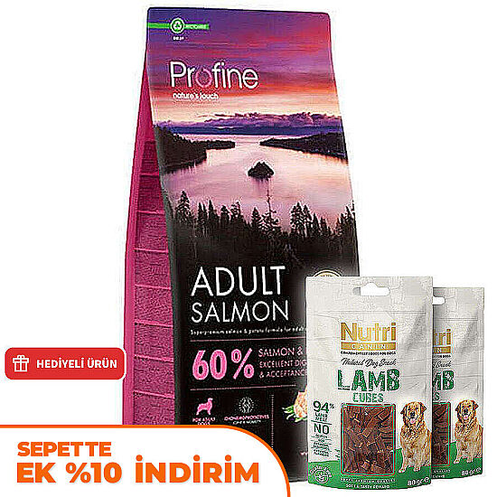 Profine Adult Somonlu Köpek Maması 12 Kg + 2 Adet Nutri Canin Köpek Ödülü - 1