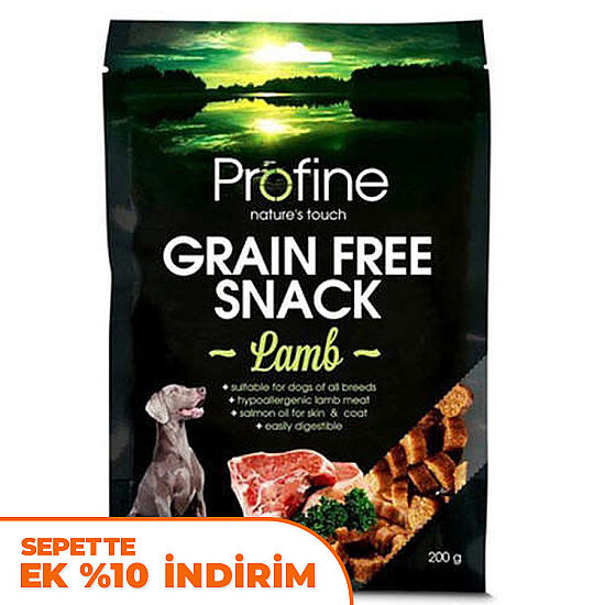 Profine Grain Free Lamb Kuzu Etli Tahılsız Köpek Ödülü 200 Gr - 1
