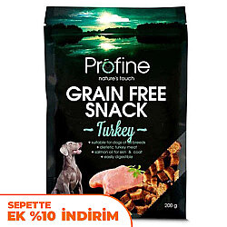 Profine Grain Free Turkey Hindi Etli Tahılsız Köpek Ödülü 200 Gr - Profine