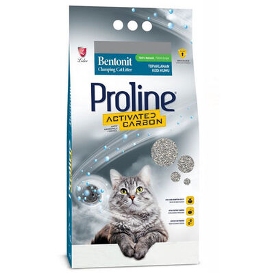 Proline Actived Carbon Topaklanan Doğal Kedi Kumu 20 Lt