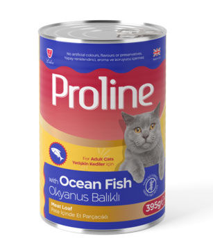 Proline Okyanus Balıklı Pate Et Parçalı Kedi Konservesi 395 Gr