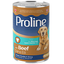 Proline Dana Etli Soslu Et Parçalı Köpek Konservesi 400 Gr - ProLine