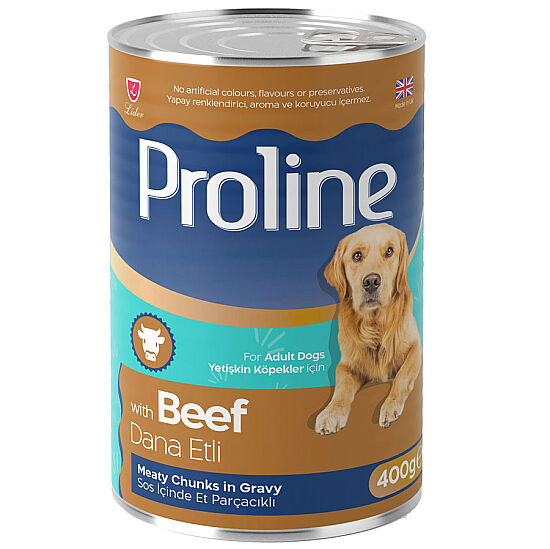 Proline Dana Etli Soslu Et Parçalı Köpek Konservesi 400 Gr - 1