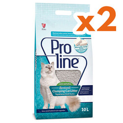 ProLine - Proline Doğal Topaklanan Marsilya Kokulu Kedi Kumu 10 Lt x 2 Adet