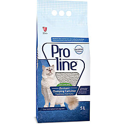 Proline Doğal Unscented Topaklanan Kokusuz Kedi Kumu 5 Lt - ProLine