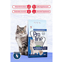 Proline Doğal Unscented Topaklanan Kokusuz Kedi Kumu 5 Lt - 2