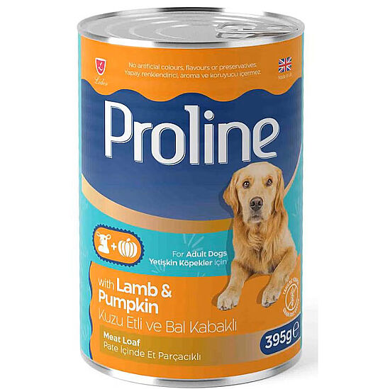 Proline Kuzu Etli ve Balkabaklı Pate Et Parçalı Köpek Konservesi 395 Gr - 1