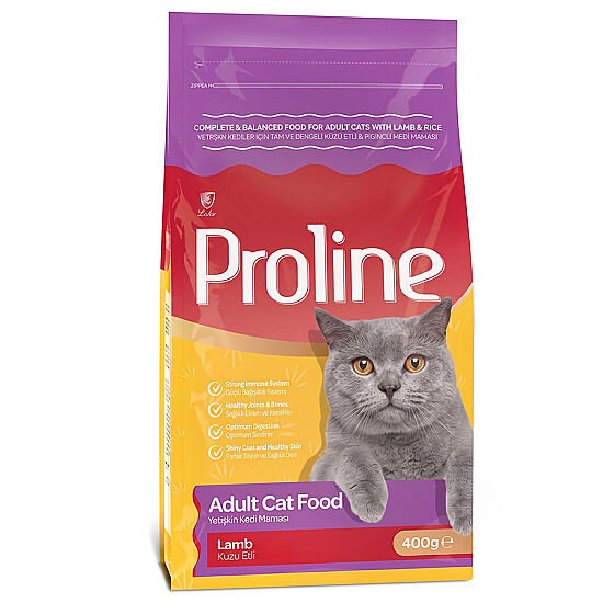 ProLine Kuzu Etli Yetişkin Kedi Maması 400 Gr - 1