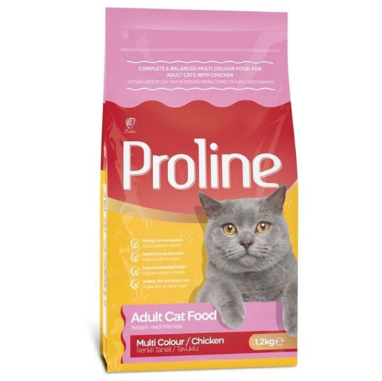 ProLine Multi Colour Renkli Taneli Kedi Maması 1,2 Kg - 1