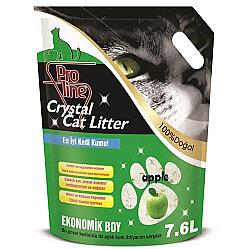 Proline Tozsuz Elma Aromalı Silika Kedi Kumu 7,6 Lt - ProLine