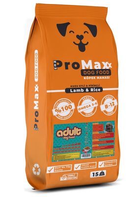 Promax Lamb Rice Kuzu Etli Köpek Maması 15 Kg