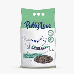Puffy Love Doğal Kaynaklı Emici Kedi Kumu 8 Lt - Puffy Love