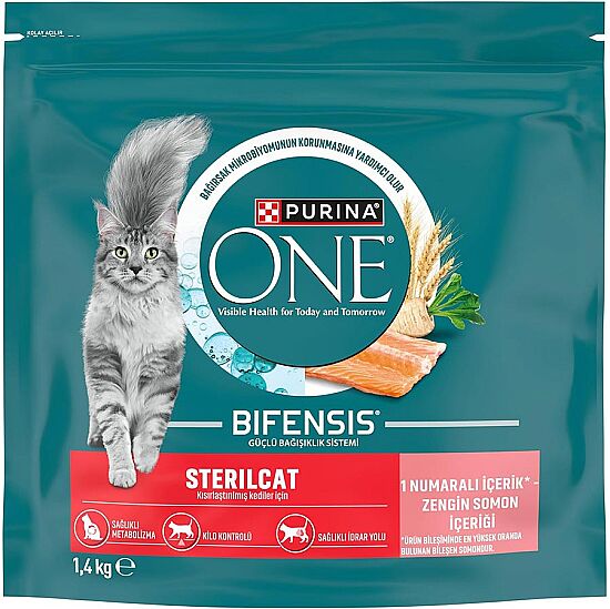 Purina One SterilCat Somonlu Kısırlaştırılmış Kedi Maması 1,4 Kg - 1