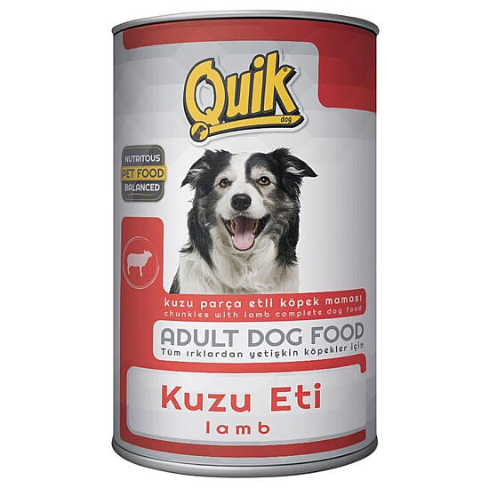 Quik Adult Kuzu Etli Yetişkin Köpek Konservesi 415 Gr - 1
