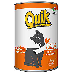 Quik Adult Tavuk Etli Yetişkin Kedi Konservesi 415 Gr - Quik