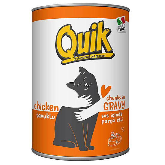 Quik Adult Tavuk Etli Yetişkin Kedi Konservesi 415 Gr - 1