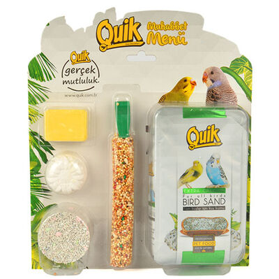 Quik Muhabbet Kuşu Set Menü 5'li Paket (Avantajlı Paket) - 1
