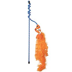 Quirky Kitty Cute Koi Wand Kedi Otlu Hışırtılı ve Tüylü Kedi Oltası - Quirky Kitty