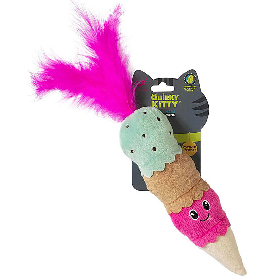 Quirky Kitty Ice Cream Kicker Matatabili Hışırtılı Kedi Oyuncağı - 1