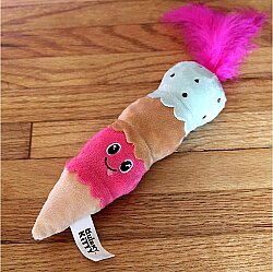 Quirky Kitty Ice Cream Kicker Matatabili Hışırtılı Kedi Oyuncağı - 6