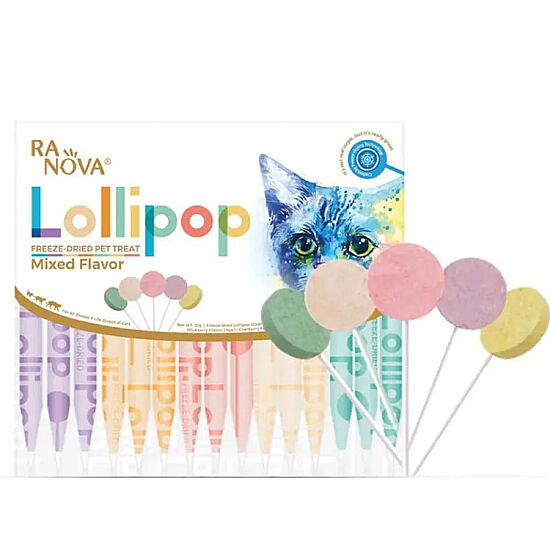Ranova Karışık Lezzetli Dondurularak Kurutulmuş Kedi Ödülü Lolipop 1.4 Gr – 15 Li Paket - 2