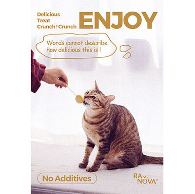 Ranova Keçi Sütlü Dondurularak Kurutulmuş Kedi Ödülü Lolipop 1.4 Gr