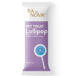 Ra Nova - Ra Nova Yaban Mersini Aromalı Dondurularak Kurutulmuş Kedi Ödülü Lolipop 1.4 Gr