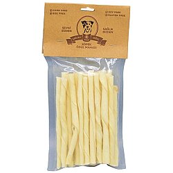 Rakun Beyaz Burgu Çiğneme Kemiği Köpek Ödülü 12 Cm (20Li Paket) - Rakun