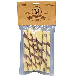 Rakun Dana Etli Burgu Çubuk Köpek Ödülü 12 cm (10Lu Paket) - Rakun