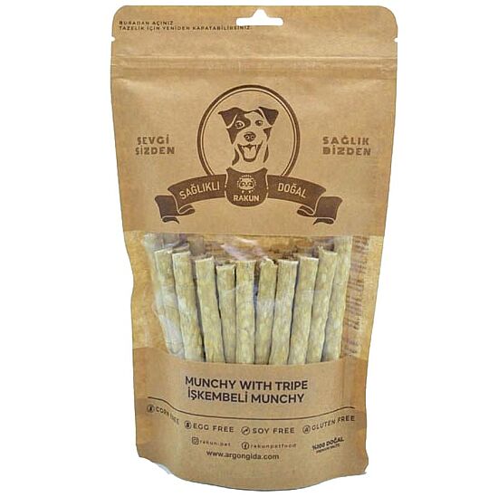 Rakun İşkembeli Munchy Sticks Köpek Ödülü 12 Cm - 40 lı Paket - 1