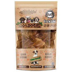 Rakun Kurutulmuş Dana Kulak Köpek Ödülü 200 Gr - Rakun
