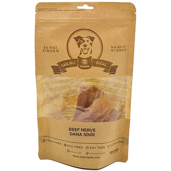 Rakun Kurutulmuş Dana Sinir Köpek Ödülü 120 Gr - 1