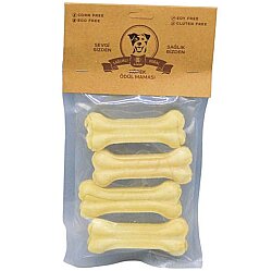 Rakun Press Beyaz Kemik Köpek Ödülü 7,5 Cm - (4lü Paket) - Rakun